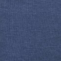 Zagłówek uszak, niebieski, 147x23x118/128 cm, tkanina