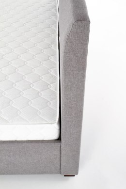 MODENA 160 cm łóżko tapicerowane z szufladami popiel