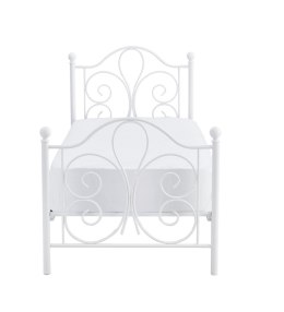 PANAMA 90 cm łóżko metalowe biały