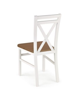 DARIUSZ 2 krzesło biały / olcha
