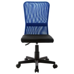 Krzesło biurowe, czarno-niebieskie, 44x52x100 cm, z siatką