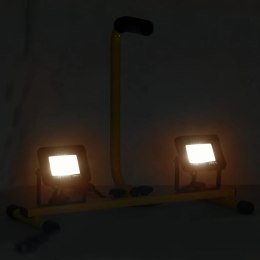 Reflektor LED z uchwytem, 2x10 W, ciepłe białe światło