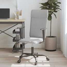Krzesło biurowe, jasnoszare, tkanina