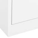 Szafka kartotekowa, biała, 90x46x72,5 cm, stalowa