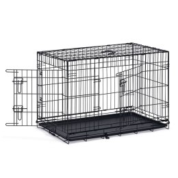 Karlie Klatka dla psa, z 2 drzwiczek, 92x57x63 cm, czarna