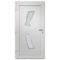 Drzwi frontowe, białe, 108 x 208 cm
