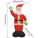 Dmuchany Święty Mikołaj z LED, 620 cm