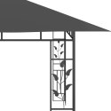 Altana ogrodowa z moskitierą, 4x3x2,73 m, kremowa, 180 g/m²