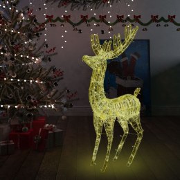 Świąteczny renifer, akryl, 250 ciepłych białych LED, 180 cm