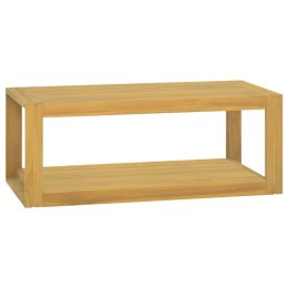 Półka do łazienki, 90x45x35 cm, lite drewno tekowe