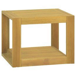 Półka do łazienki, 45x45x35 cm, lite drewno tekowe