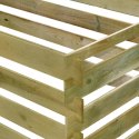Kompostownik, impregnowane drewno sosnowe, 180x90x90 cm