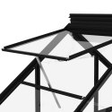 Szklarnia ze szkła, antracytowa, 155x200,5x191 cm, aluminium