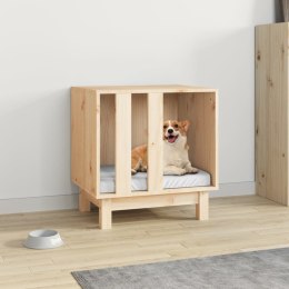 Domek dla psa, 50x40x52 cm, lite drewno sosnowe