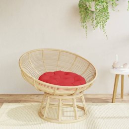 Okrągła poduszka, czerwona, Ø 60 x11 cm, tkanina Oxford