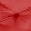 Okrągła poduszka, czerwona, Ø 60 x11 cm, tkanina Oxford