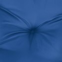 Okrągła poduszka, kolor szafirowy, Ø 60 x11 cm, tkanina Oxford