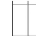 Parawan 3-panelowy, biały, 150x220 cm, tkanina