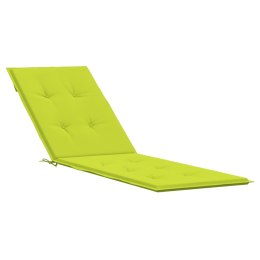 Poduszka na leżak, jasnozielona, (75+105)x50x3 cm