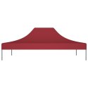 Dach do namiotu imprezowego, 4 x 3 m, burgundowy, 270 g/m²