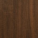 Szafka nocna na drewnianych nogach, brązowy dąb, 40x35x50 cm