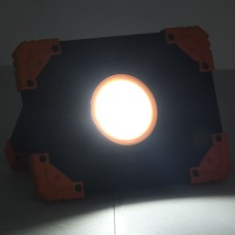Przenośny reflektor LED, ABS, 10 W, zimne białe światło