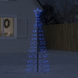 Choinka z lampek, z kołkami, 220 kolorowych LED, 180 cm