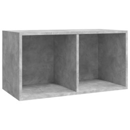Szafka na płyty winylowe, szarość betonu, 71x34x36 cm