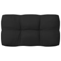  Poduszki na sofę z palet, 7 szt., czarne