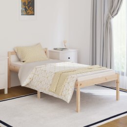  Łóżko dla seniora, 90x190 cm, lite drewno sosnowe