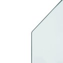  Panel kominkowy, szklany, sześciokątny, 100x50 cm