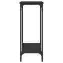 Stolik konsolowy, czarny, 101x30,5x75 cm