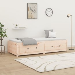  Łóżko dzienne, 90 x 190 cm, pojedyncze, lite drewno sosnowe