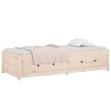  Łóżko dzienne, 90 x 190 cm, pojedyncze, lite drewno sosnowe