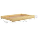  Łóżko dzienne z szufladami, 90x200 cm, lite drewno sosnowe
