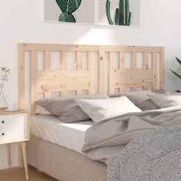  Wezgłowie łóżka, 146x4x100 cm, lite drewno sosnowe