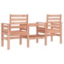  2-osobowa ławka ogrodowa ze stolikiem, lite drewno daglezjowe
