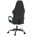  Fotel gamingowy, czarno-zielony, sztuczna skóra