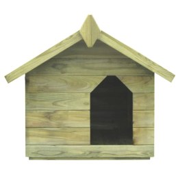 Buda dla psa z otwieranym dachem, impregnowane drewno sosnowe
