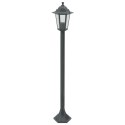 Lampy ogrodowe, 110 cm, E27, aluminium, ciemnozielone, 6 szt.