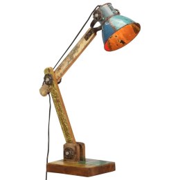 Industrialna lampka biurkowa, kolorowa, okrągła, 23x18x95 cm