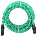 Wąż ssący z mosiężnymi złączami, zielony, 1" 7 m, PVC