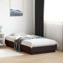 Rama łóżka z oświetleniem LED, czarna, 90x190 cm