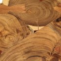 Stolik barowy plastry drewna akacjowego 90x60x110 cm