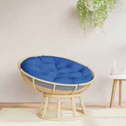 Okrągła poduszka, kolor szafirowy, Ø 100x11 cm, tkanina Oxford