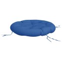 Okrągła poduszka, kolor szafirowy, Ø 100x11 cm, tkanina Oxford