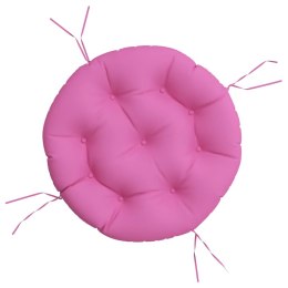 Okrągła poduszka, różowa, Ø 60 x 11 cm, tkanina Oxford