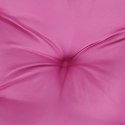 Okrągła poduszka, różowa, Ø 100 x 11 cm, tkanina Oxford