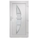 VidaXL Drzwi zewnętrzne, antracytowe, 98x190 cm, PVC