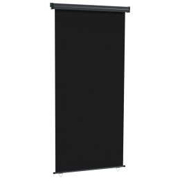 Markiza boczna na balkon, 122x250 cm, czarna